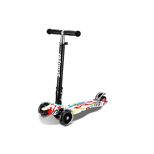 Scooter Aluminio Diseño De 3 Ruedas Iluminadas - PS