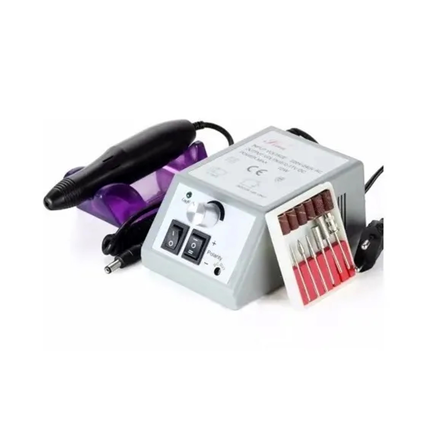 Torno Manicure Profesional Eléctrico Con Potenciador - Ps - Miniatura 1