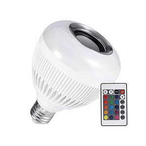 Ampolleta Led Con Parlante Bluetooth 3w Soquete Azul - Ps