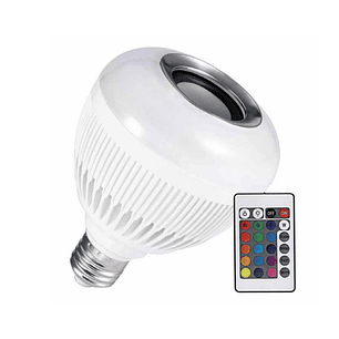 Ampolleta Led Con Parlante Bluetooth 3w Soquete Rosado - Ps