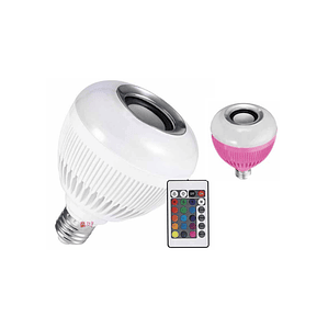 Ampolleta Led Con Parlante Bluetooth 3w Soquete Rosado - Ps