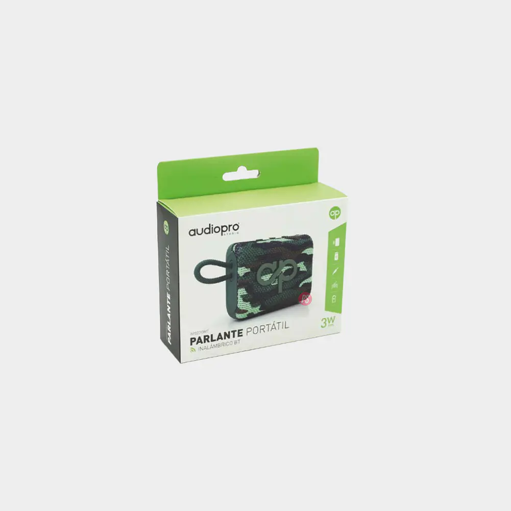 Parlante Portátil Bluetooth Urbano 3w Ap Azul - PS 2
