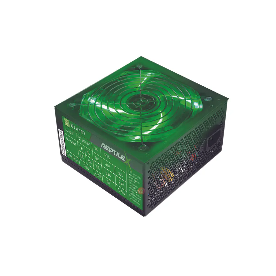 Fuente De Poder 500W Gamer Iluminación Verde - PS 1
