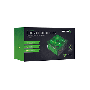 Fuente De Poder 500W Gamer Iluminación Verde - PS