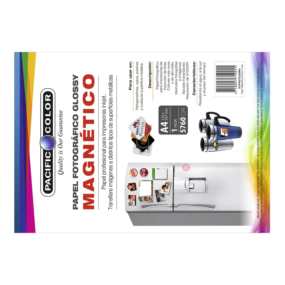 Hoja Papel Fotográfico Magnético A4 - Ps 2