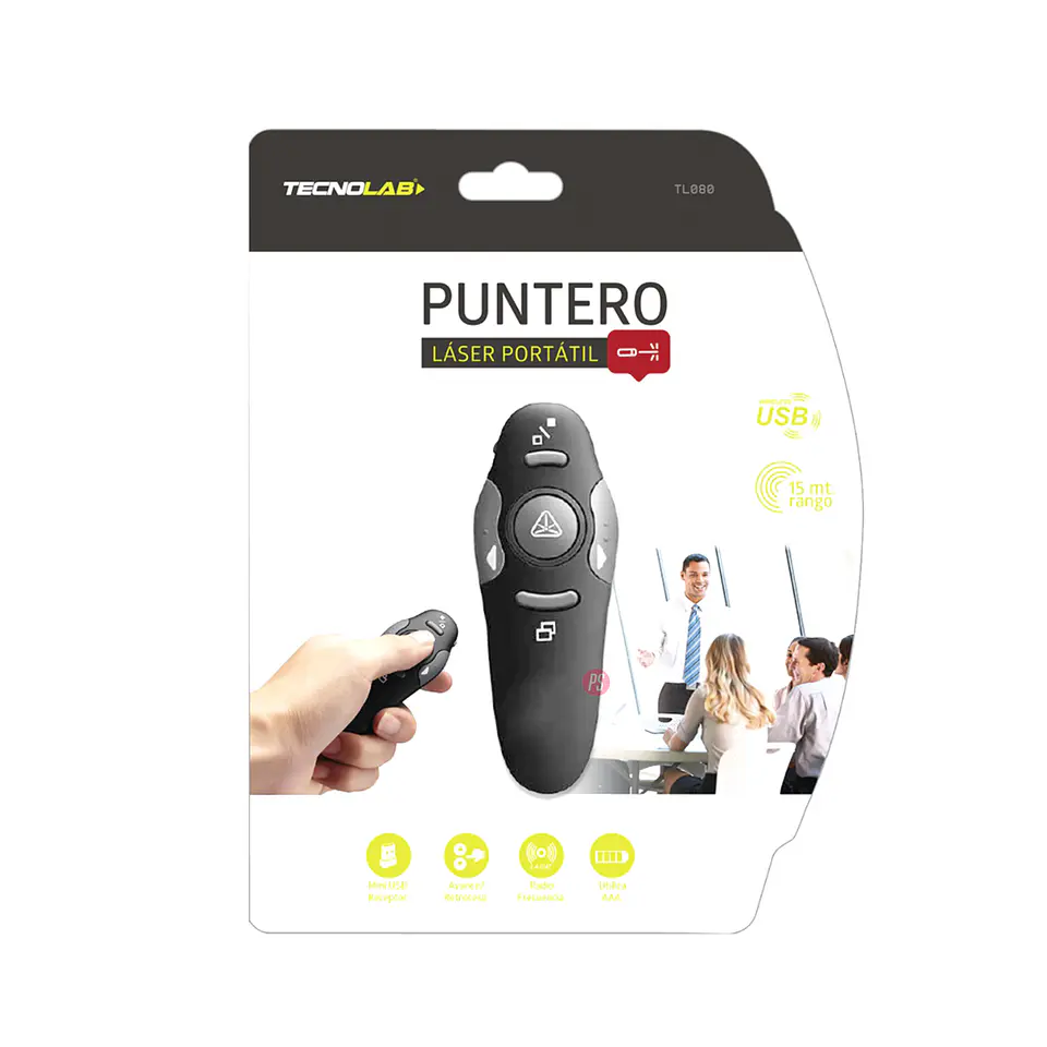 Control Para Presentaciones Usb Pc Con Laser - Ps 3