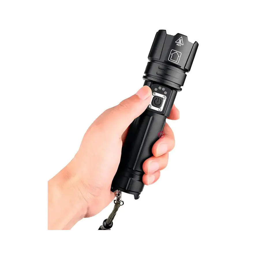 Linterna Led Zoom Telescópico 16cms Resiste Agua - PS 3