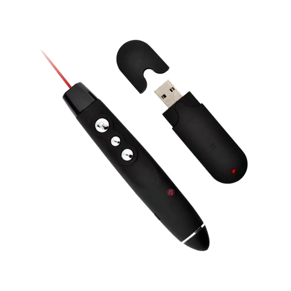 Puntero Control Diapositiva Inalámbrico Con Laser - Ps 2