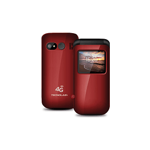 Celular Senior Adulto Mayor 4G Almeja Rojo - PS