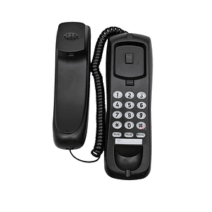 Teléfono Fijo Para Pared O Sobremesa Negro - PS