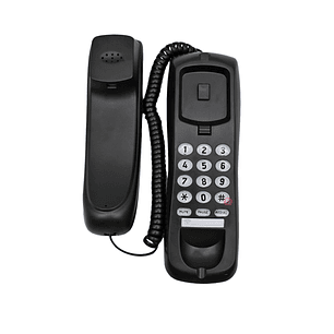 Teléfono Fijo Para Pared O Sobremesa Negro - PS