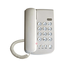 Teléfono Fijo Con Notificación Llamada Luminoso Blanco - Ps