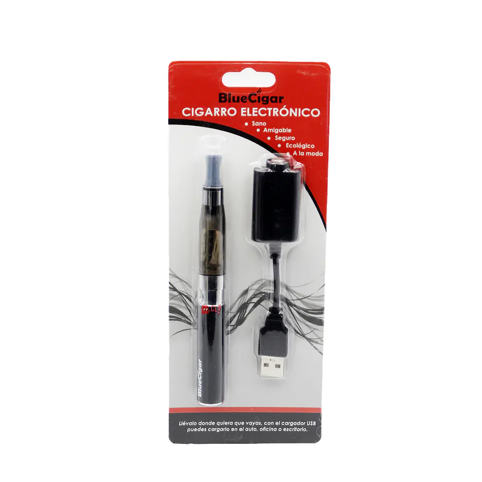 Vaporizador Electrónico Con Cargador Color Negro - PS 2