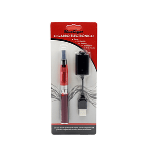 Vaporizador Electrónico Con Cargador Color Rojo - PS