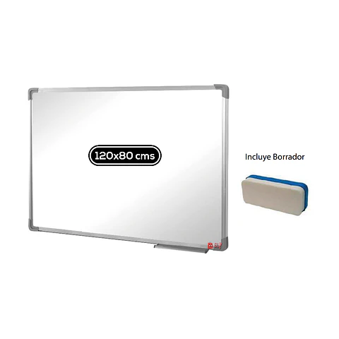 Pizarra Acrílica Magnética 120x80cms Incluye Borrador - PS