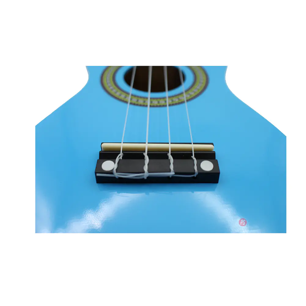 Ukulele 21 Pulgadas Con Funda Y Uñeta Color Azul - Ps 2