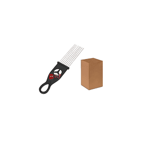 Peineta Cepillo Para Guiro Negro - PS