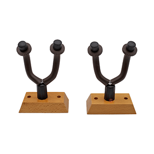 Pack 2 Soportes De Pared Guitarra Bajo o Ukelele Doble - PS