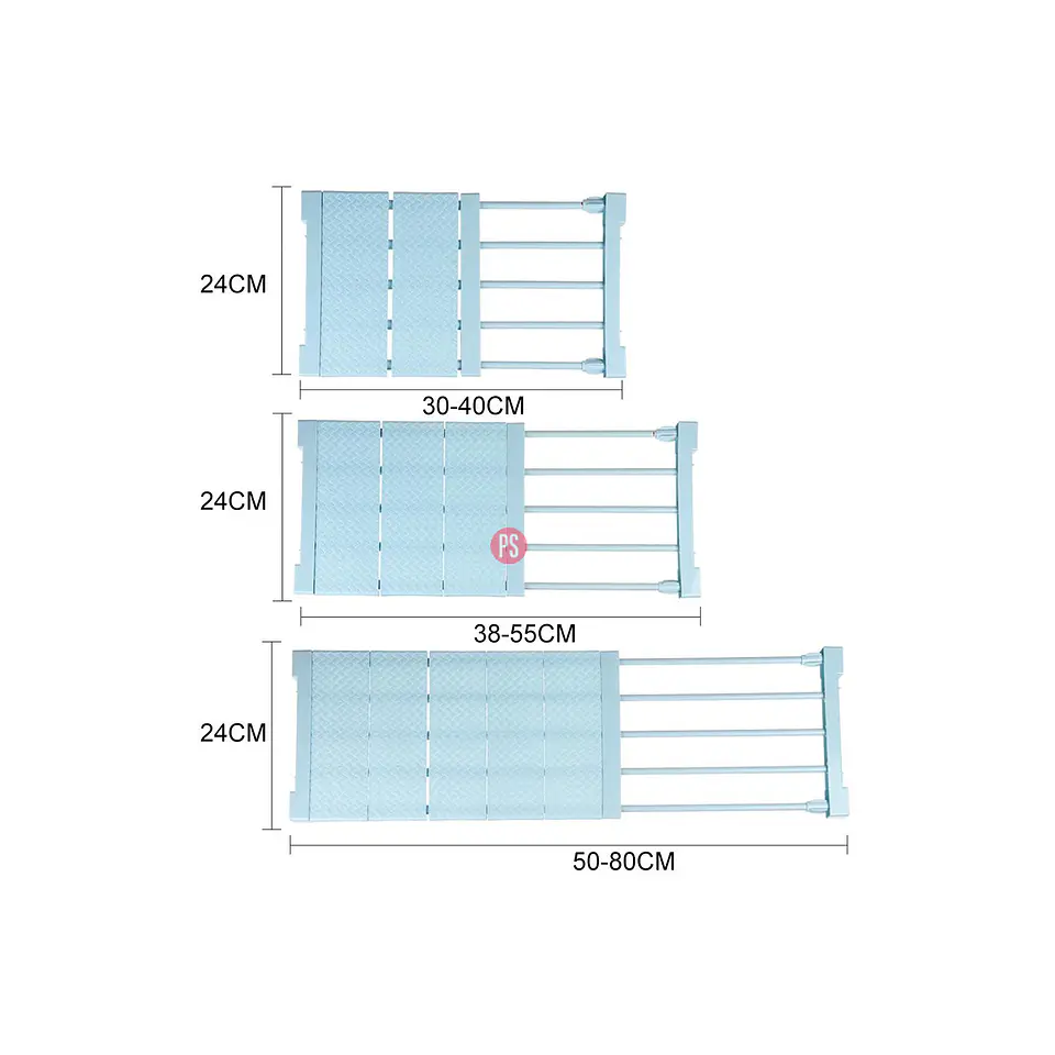 Repisa Adaptable Para Closet 30 a 80cms - PS 4