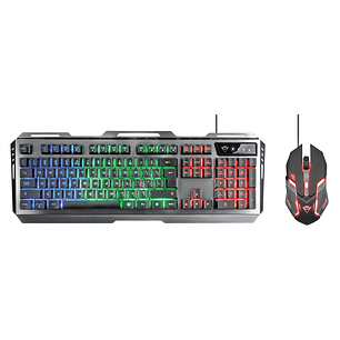 Combo Teclado Y Mouse Gamer Rgb Gxt 845 Tural - PS