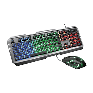 Combo Teclado Y Mouse Gamer Rgb Gxt 845 Tural - PS