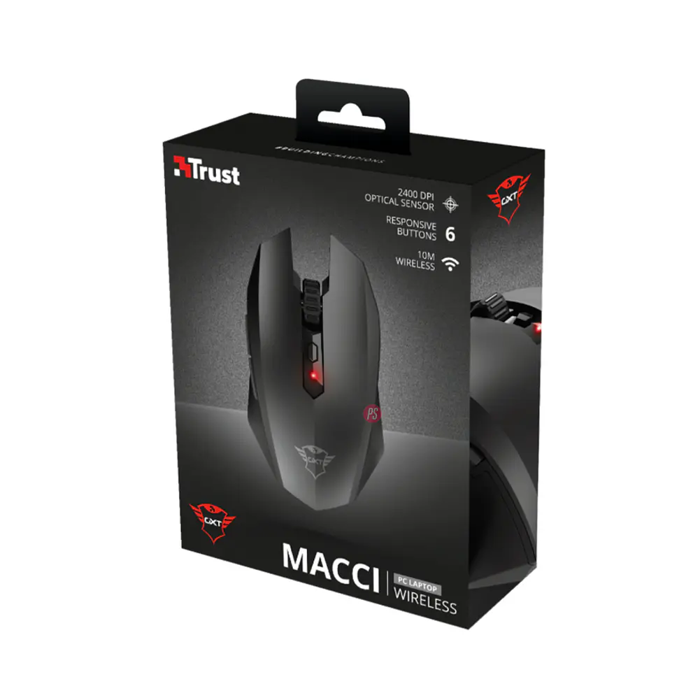 Mouse Inalámbrico Gamer Gxt 115 Macci - PS 5