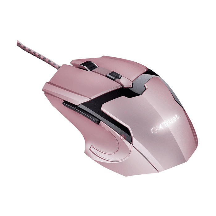 Mouse Gamer Rosado Iluminación GXT 101P GAV - PS 4