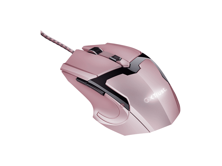 Mouse Gamer Rosado Iluminación GXT 101P GAV - PS 4