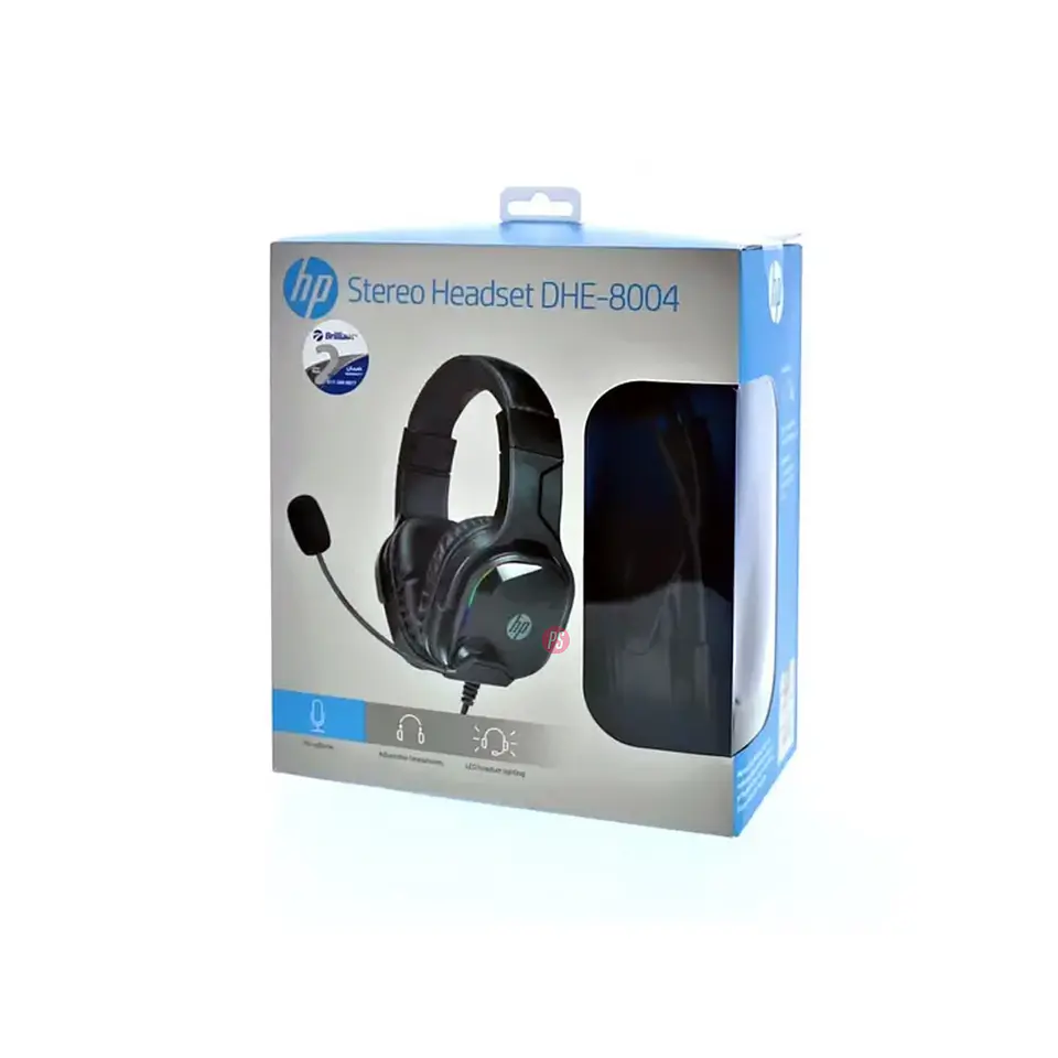Audífonos Gamer 3.5mm Iluminación Rgb Hp DHE-8004 - PS 4