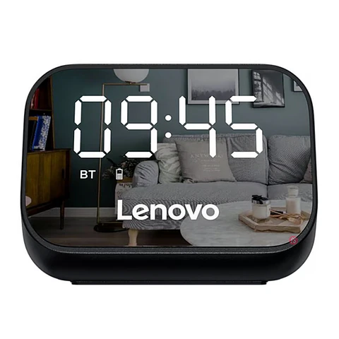 Reloj Despertador Con Parlante Bluetooth Lenovo Ts13 Negro - PS