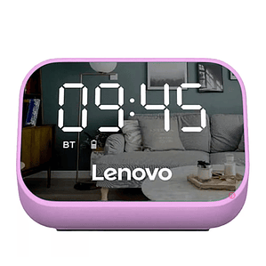 Reloj Despertador Con Parlante Bluetooth Lenovo Ts13 Rosa - PS