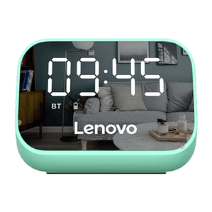 Reloj Despertador Con Parlante Bluetooth Lenovo Ts13 Verde - PS