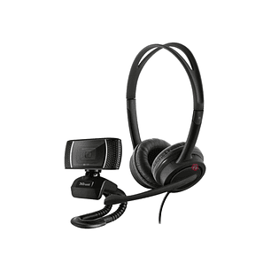 Pack Cámara Web Hd Y Audífonos Videollamadas Doba - Ps