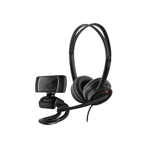 Pack Cámara Web Hd Y Audífonos Videollamadas Doba - Ps