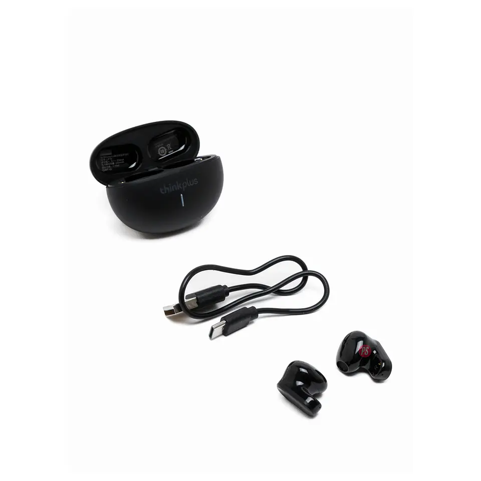 Audífonos Bluetooth Lenovo Lp19 Color Negro - PS 5
