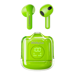 Audífonos Bluetooth Lenovo Xt65 Color Verde - PS
