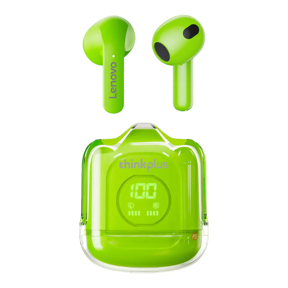 Audífonos Bluetooth Lenovo Xt65 Color Verde - PS 1