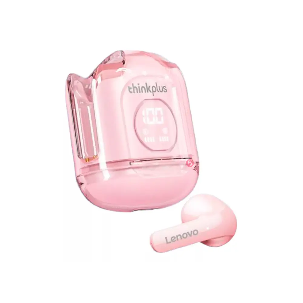 Audífonos Bluetooth Lenovo Xt65 Color Rosado - PS 2