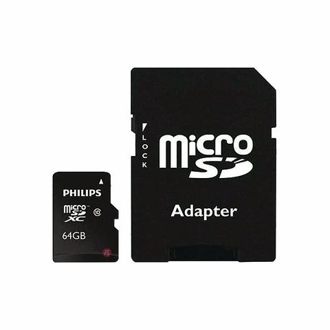 Tarjeta De Memoria MicroSdXc Philips 64gb Class 10 - PS