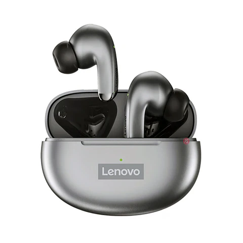 Audífonos Bluetooth Lenovo Lp5 Color Gris - PS