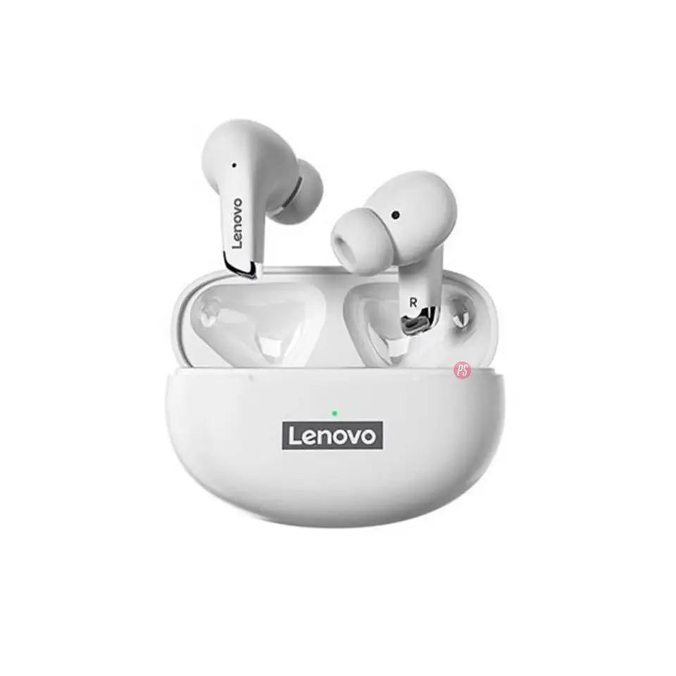 Audífonos Bluetooth Lenovo Lp5 Color Blanco - PS 1