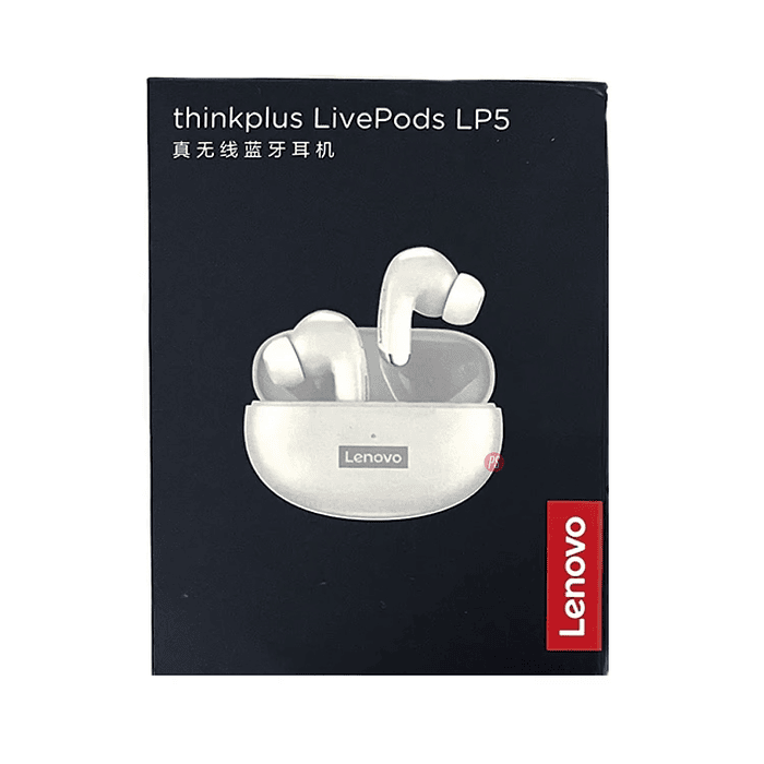 Audífonos Bluetooth Lenovo Lp5 Color Blanco - PS 3