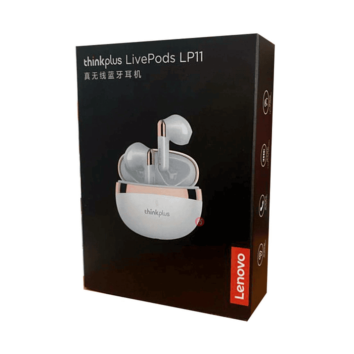 Audífonos Bluetooth LivePods Lenovo Lp11 Blanco - PS 2