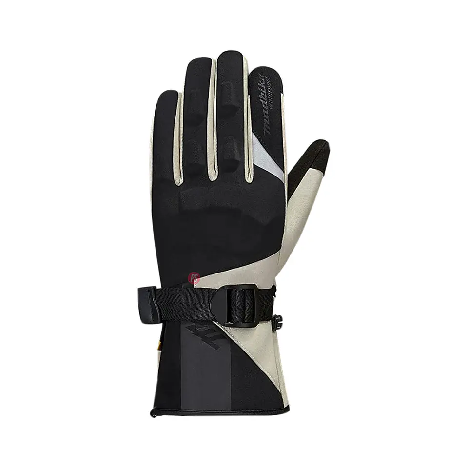 Guantes Para Moto Térmicos Protección Nudillos Beige - PS 2