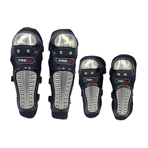 Set Rodilleras Y Coderas Aleación Aluminio Motos Pro X - Ps