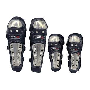 Set Rodilleras Y Coderas Aleación Aluminio Motos Pro X - Ps