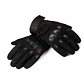 Guantes Para Moto De Cuero Color Negro - Ps - Miniatura 1