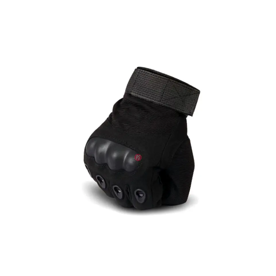 Guantes Para Moto De Cuero Color Negro - Ps 3
