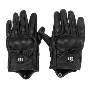 Guantes De Moto Clásicos Con Protector Nudillos - PS
