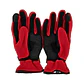 Guantes Para Moto De Polar Con Protección Nudillos Rojo - PS - Miniatura 2